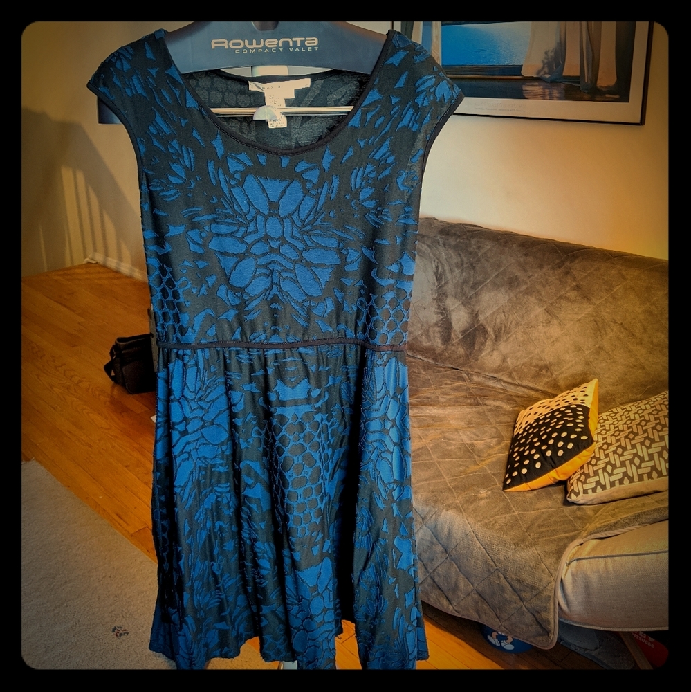 Max Studio sleeveless dress with felted detail